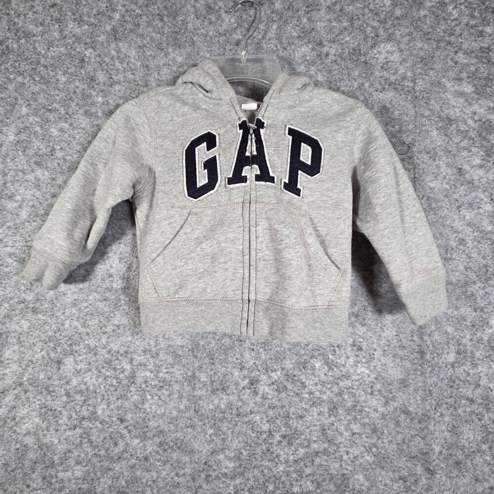 BabyGap  Hooded Zip Up Jacket Gray Size 2 Years